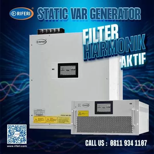 Static Var Generator Active Power Factor Correction Pengkoreksi Faktor Daya Aktif Kapasitor Bank Aktif Pengganti Kapasitor Bank Power Quality Power Quality filter harmonik aktif